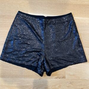 New with tags black Cynthia Rowley sequined shirts